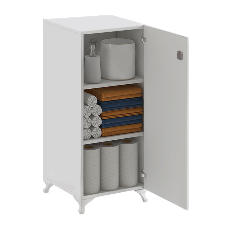 Ντουλάπι με κλειδαριά Zehra  χρώμα λευκό 30x32x88εκ.