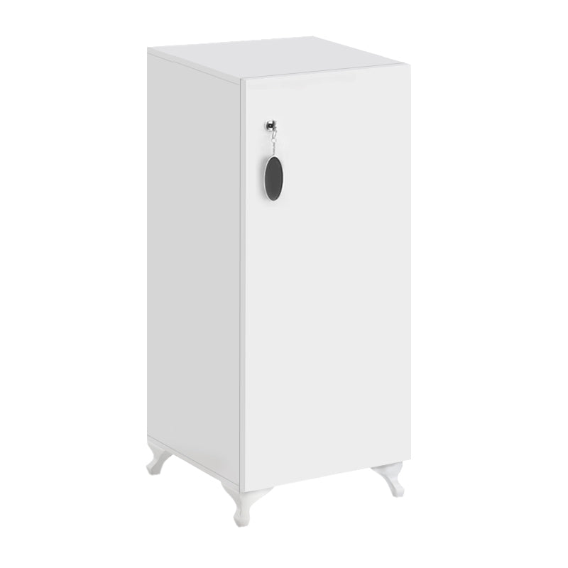 Ντουλάπι με κλειδαριά Zehra  χρώμα λευκό 30x32x88εκ.