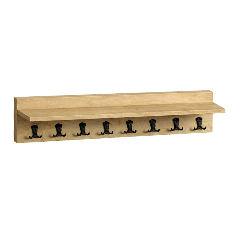 Κρεμάστρα τοίχου Vettini  χρώμα sapphire oak 100x12x20εκ. - Pakobazaar