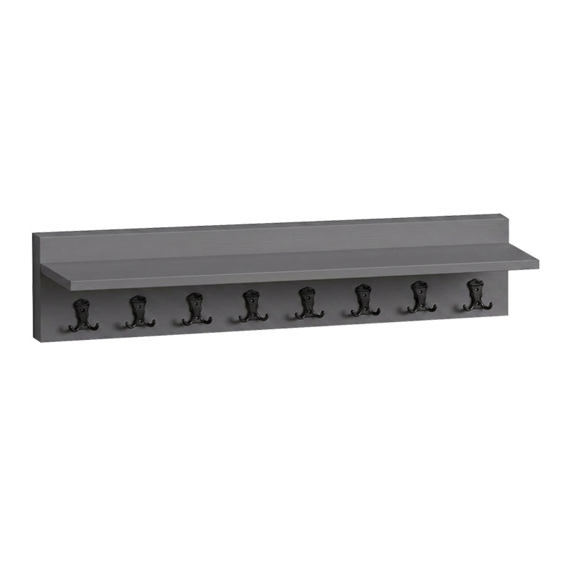 Κρεμάστρα τοίχου Vettini  χρώμα ανθρακί 100x12x20εκ. - Pakobazaar