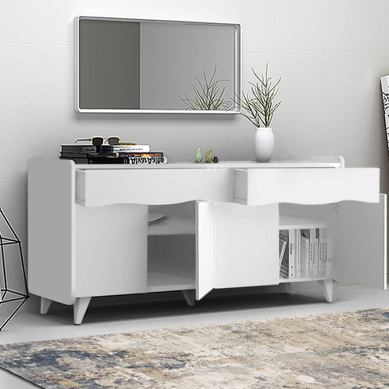 Μπουφές Sila  χρώμα λευκό 140x45x72εκ.