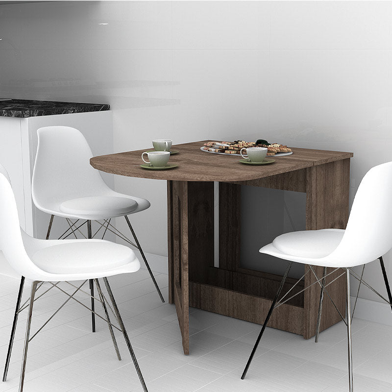 Τραπέζι Winslet  επεκτεινόμενο χρώμα καρυδί 34(63+63)x80x76εκ. - Pakobazaar