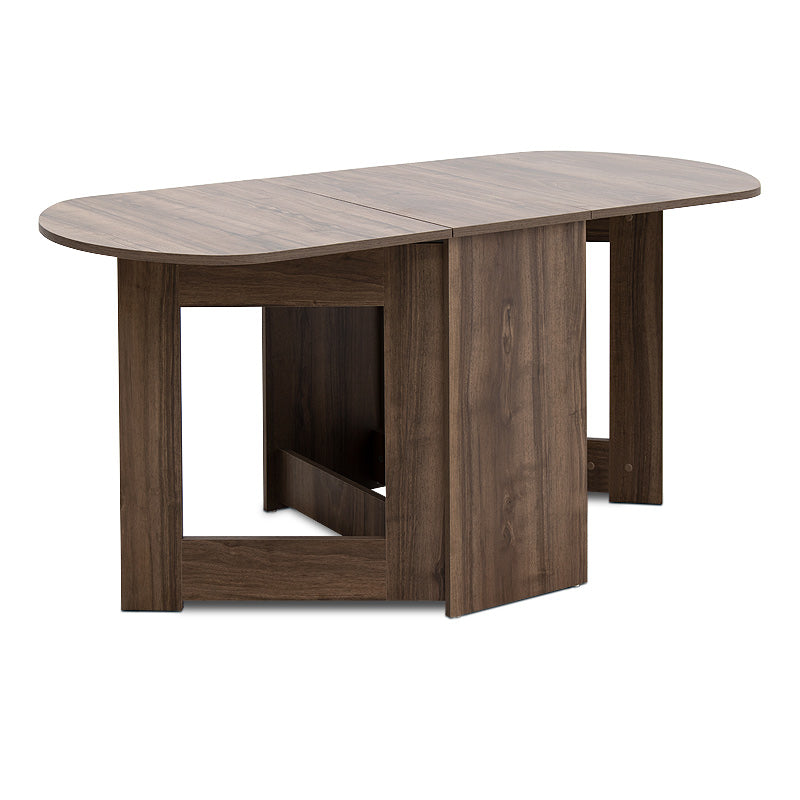 Τραπέζι Winslet  επεκτεινόμενο χρώμα καρυδί 34(63+63)x80x76εκ. - Pakobazaar