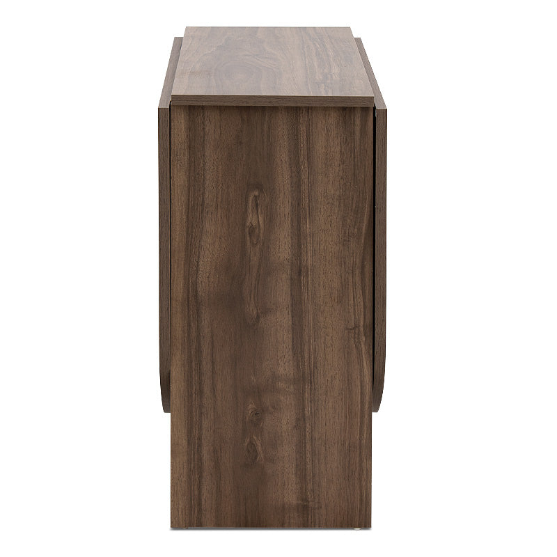 Τραπέζι Winslet  επεκτεινόμενο χρώμα καρυδί 34(63+63)x80x76εκ. - Pakobazaar