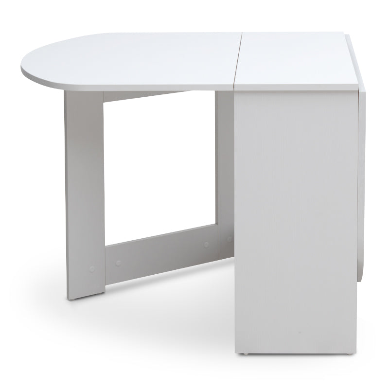 Τραπέζι Winslet  επεκτεινόμενο χρώμα λευκό 34(63+63)x80x76εκ. - Pakobazaar
