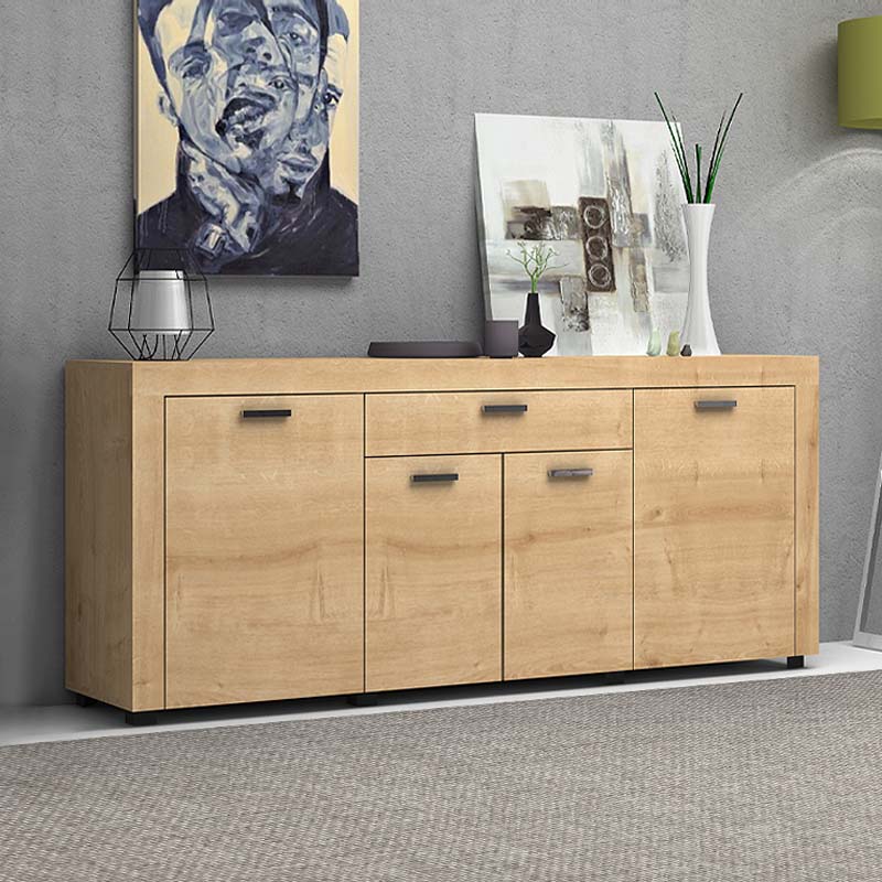 Μπουφές Joseph  χρώμα φυσικό οξιάς 177x40x76εκ. - Pakobazaar