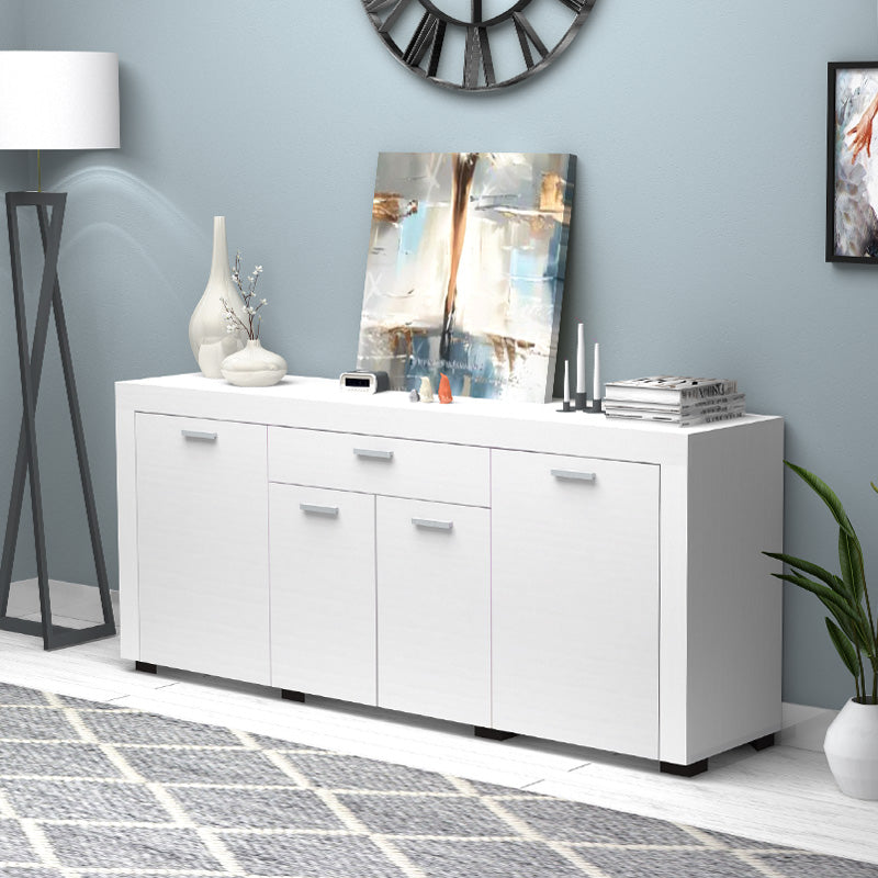 Μπουφές Joseph  χρώμα λευκό 177x40x76εκ. - Pakobazaar