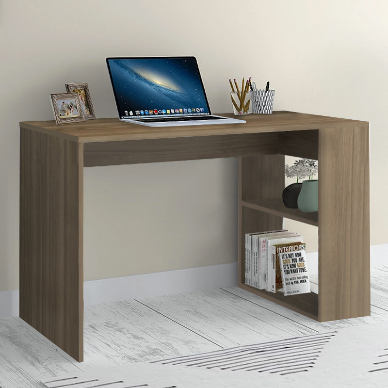 Γραφείο εργασίας Mikro  χρώμα καρυδί 120x60x75εκ. - Pakobazaar