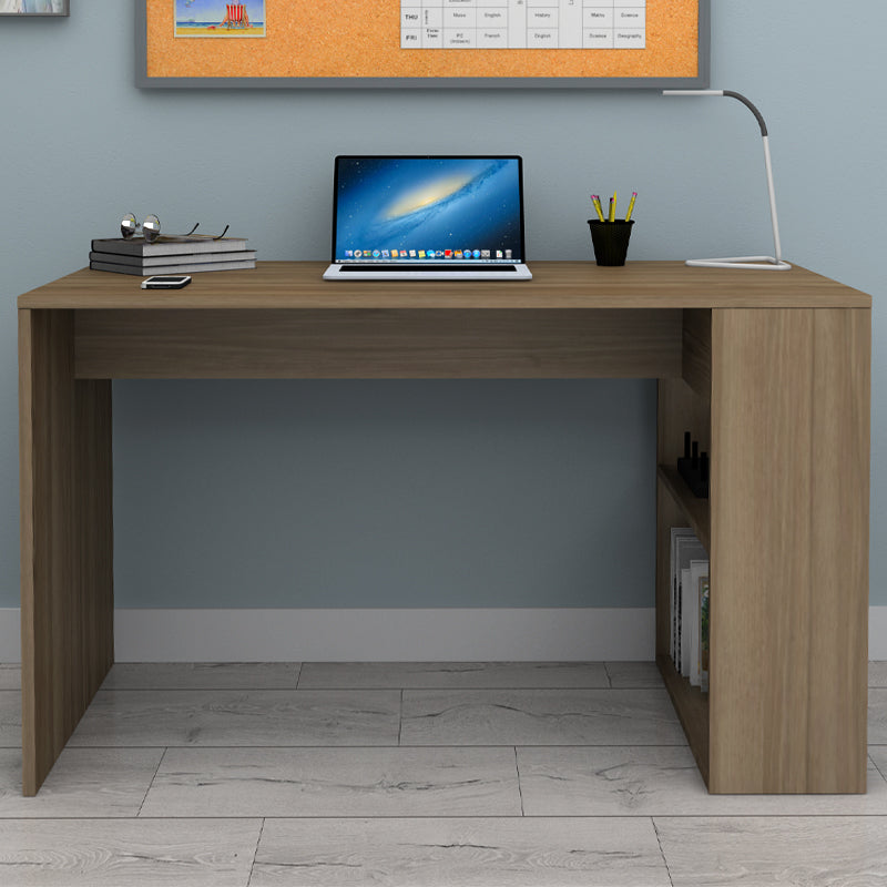 Γραφείο εργασίας Mikro  χρώμα καρυδί 120x60x75εκ. - Pakobazaar