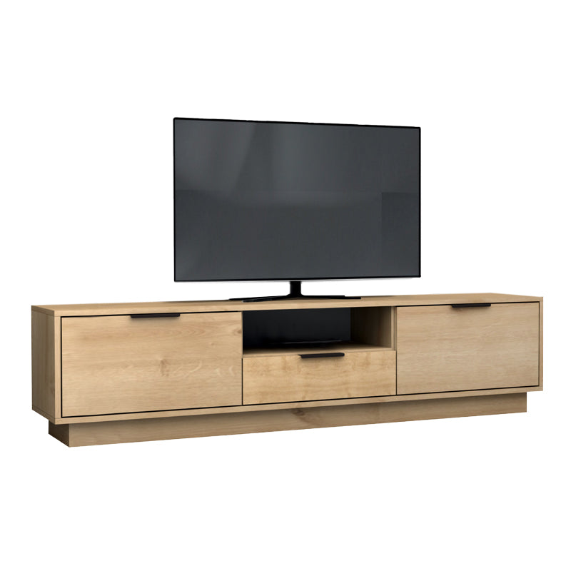 Έπιπλο τηλεόρασης Mensa  χρώμα φυσικό οξιάς 180x35x43cm. - Pakobazaar
