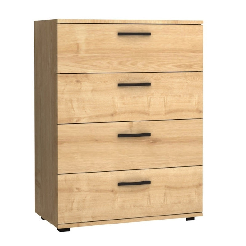Συρταριέρα Velika  χρώμα φυσικό οξιάς 73x44x96εκ. - Pakobazaar