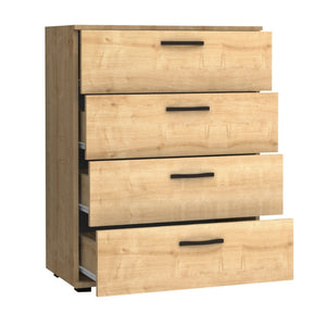 Συρταριέρα Velika  χρώμα φυσικό οξιάς 73x44x96εκ. - Pakobazaar