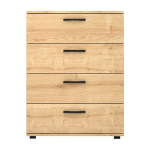 Συρταριέρα Velika  χρώμα φυσικό οξιάς 73x44x96εκ. - Pakobazaar