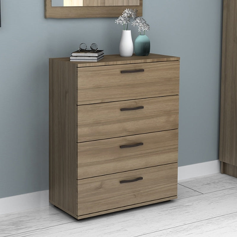 Συρταριέρα Velika  χρώμα καρυδί 73x44x96εκ.