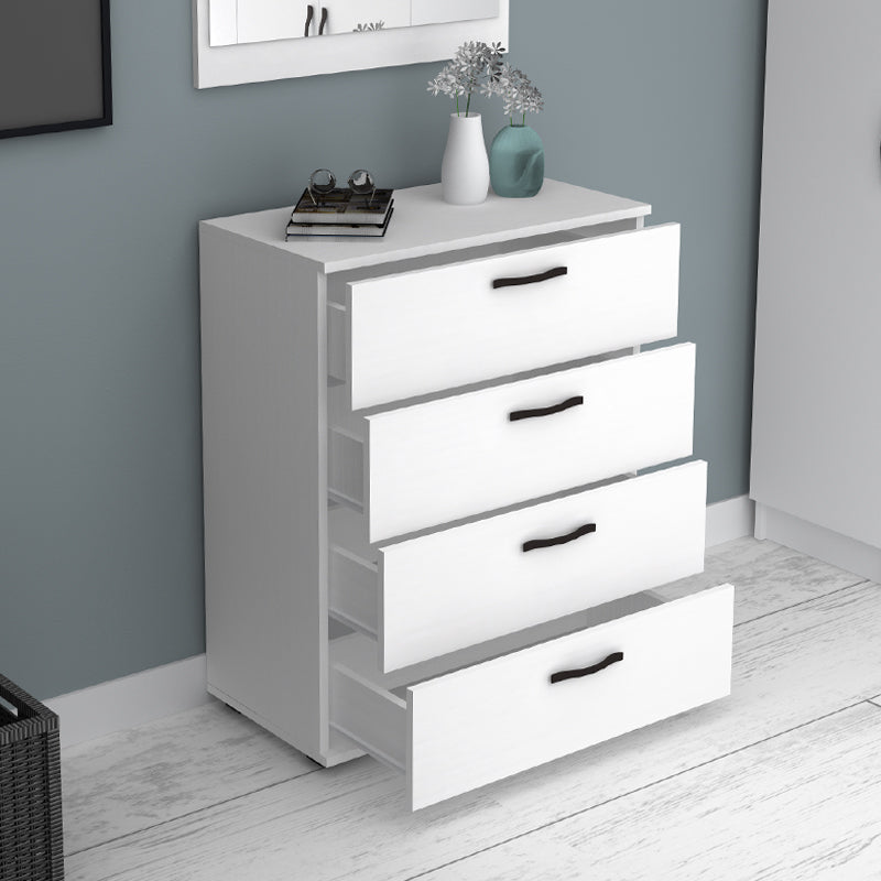 Συρταριέρα Velika  χρώμα λευκό 73x44x96εκ.