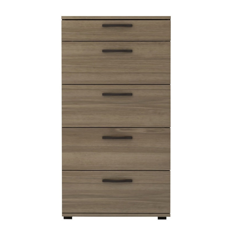 Συρταριέρα Helia  χρώμα καρυδί 60x44x108εκ.