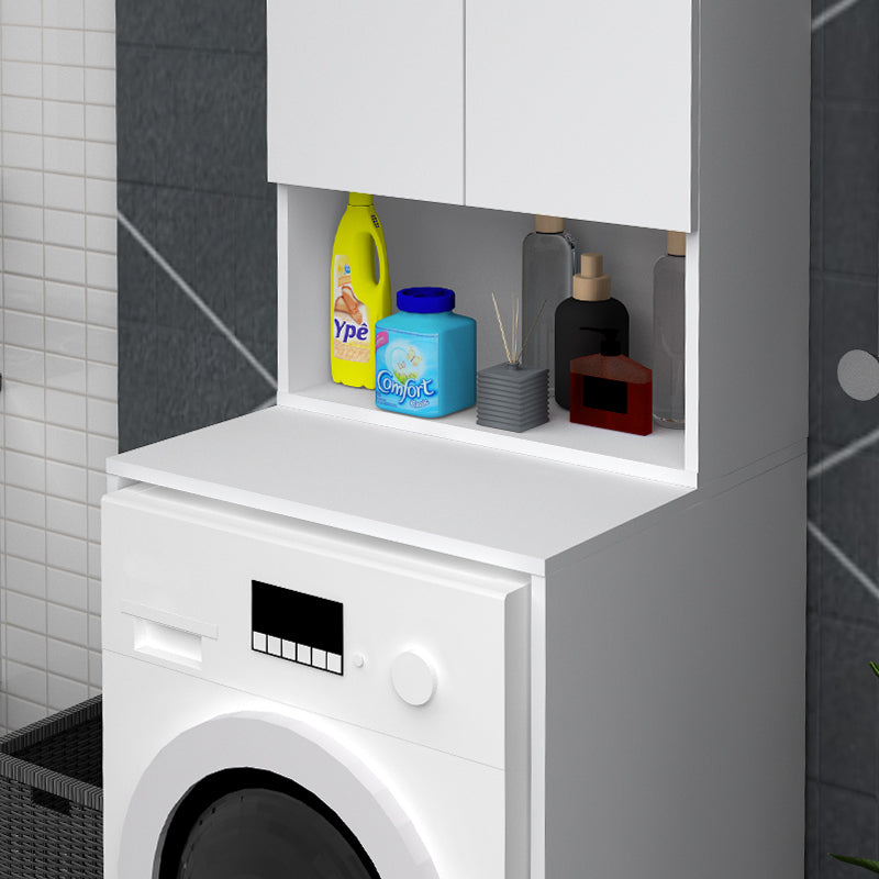 Έπιπλο πλυντηρίου Cozen  χρώμα λευκό 65x60x178εκ. - Pakobazaar