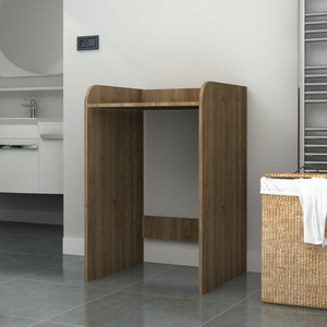 Έπιπλο πλυντηρίου Toren  χρώμα καρυδί 65x60x100εκ. - Pakobazaar