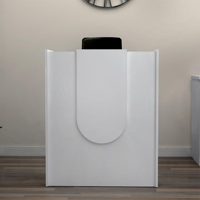 Γραφείο υποδοχής - reception Mezzo  χρώμα λευκό 90x40x110εκ. - Pakobazaar