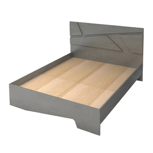 Κρεβάτι Efes  χρώμα γκρι σκυροδέματος 160x200εκ. - Pakobazaar