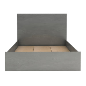 Κρεβάτι Troy  χρώμα γκρι σκυροδέματος 120x200εκ. - Pakobazaar