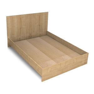 Κρεβάτι Troy  χρώμα φυσικό οξιάς 150x200εκ. - Pakobazaar