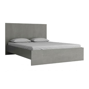 Κρεβάτι Troy  χρώμα γκρι σκυροδέματος 150x200εκ. - Pakobazaar