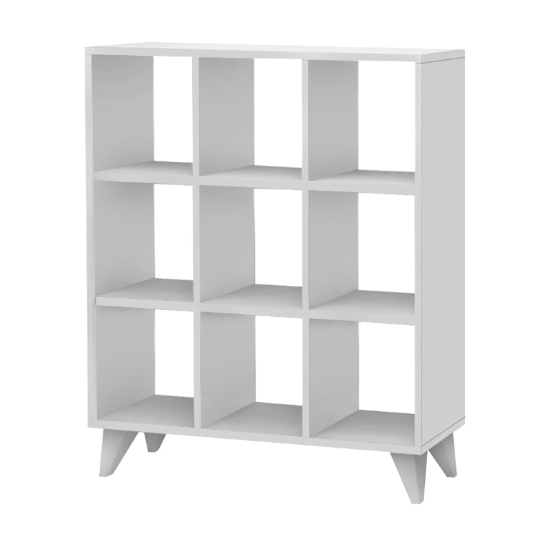 Βιβλιοθήκη Dokia  χρώμα λευκό 88,4x19,8x100,3εκ. - Pakobazaar