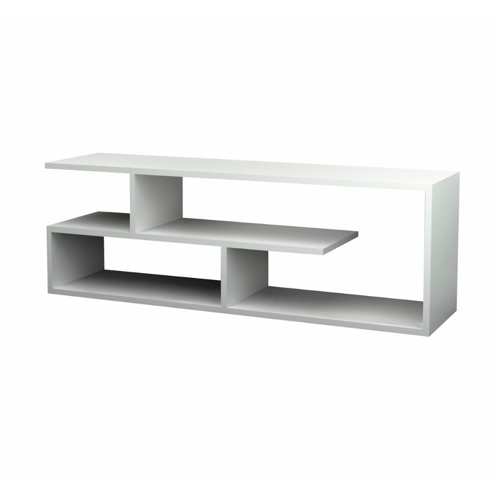 Έπιπλο τηλεόρασης Forever  χρώμα λευκό 120x30x40cm. - Pakobazaar