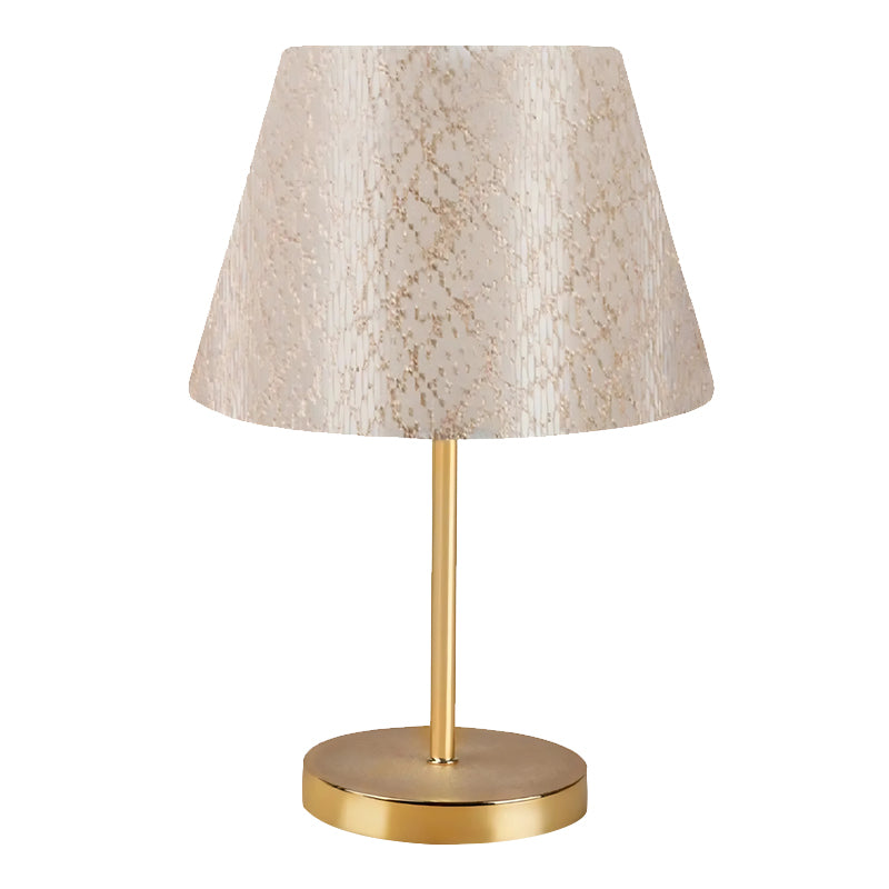 Φωτιστικό επιτραπέζιο Rosenthal  ύφασμα Pvc χρώμα χρυσό 22x17x37εκ. - Pakobazaar