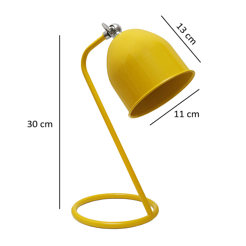 Φωτιστικό γραφείου Treviso  E14 μεταλλικό χρώμα κίτρινο 11x13x30εκ.