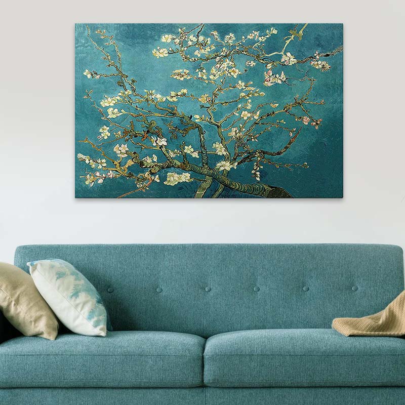 Πίνακας σε καμβά "Blooming Flowers"  ψηφιακής εκτύπωσης 140x100x3εκ.