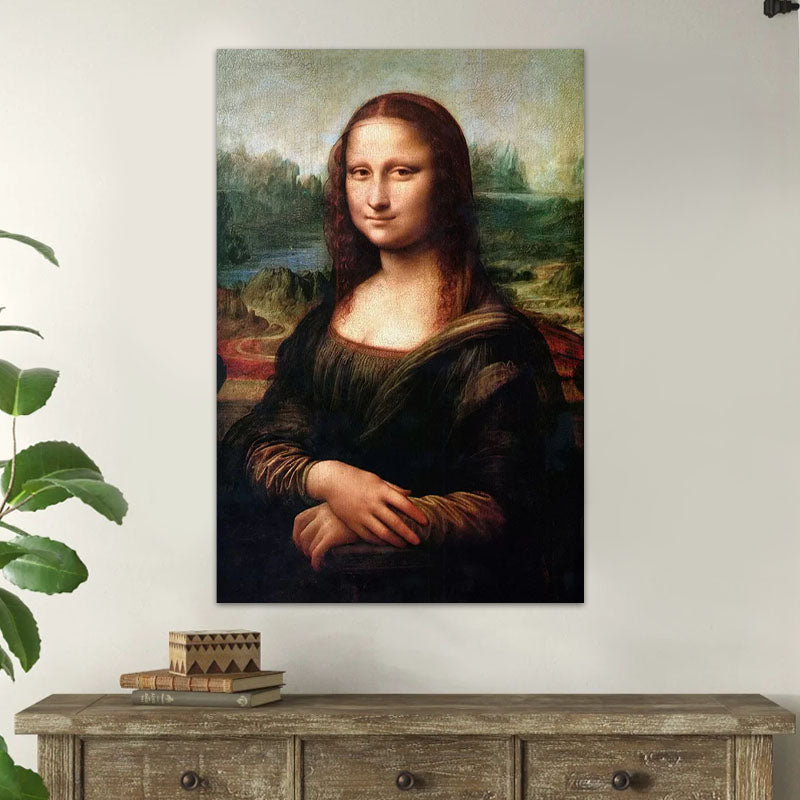 Πίνακας σε καμβά "Mona Lisa"  ψηφιακής εκτύπωσης 70x100x3εκ.