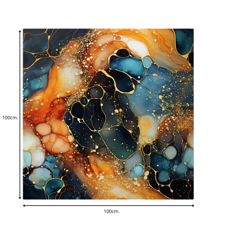 Πίνακας σε καμβά "Universal Texture Abstract"  ψηφιακής εκτύπωσης 100x100x3εκ.