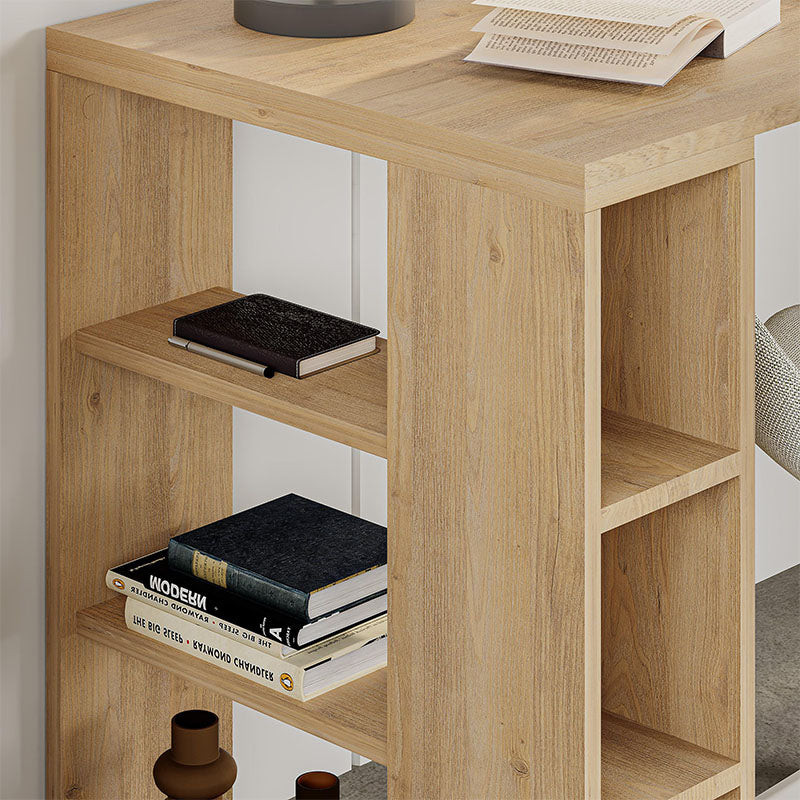 Γραφείο εργασίας Colmar  χρώμα sapphire oak 140x60x75εκ