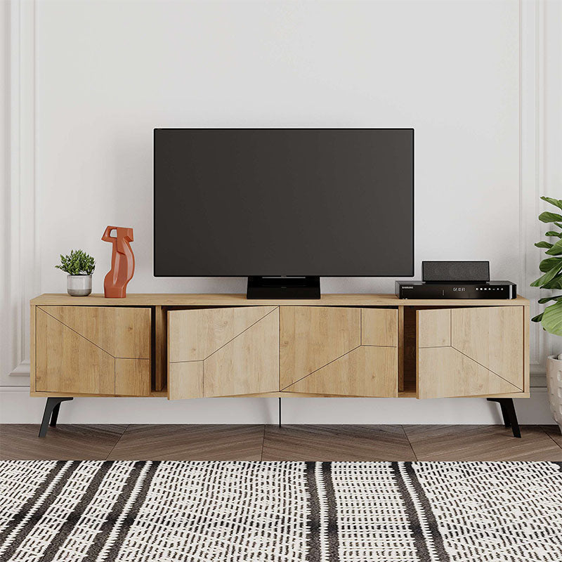 Έπιπλο τηλεόρασης Dune  χρώμα sapphire oak 180x29,6x50εκ. - Pakobazaar