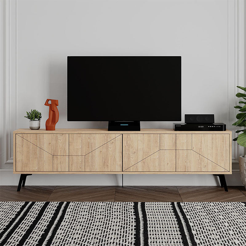 Έπιπλο τηλεόρασης Dune  χρώμα sapphire oak 180x29,6x50εκ. - Pakobazaar