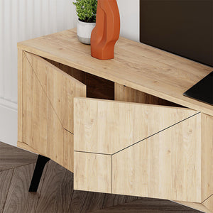 Έπιπλο τηλεόρασης Dune  χρώμα sapphire oak 180x29,6x50εκ. - Pakobazaar