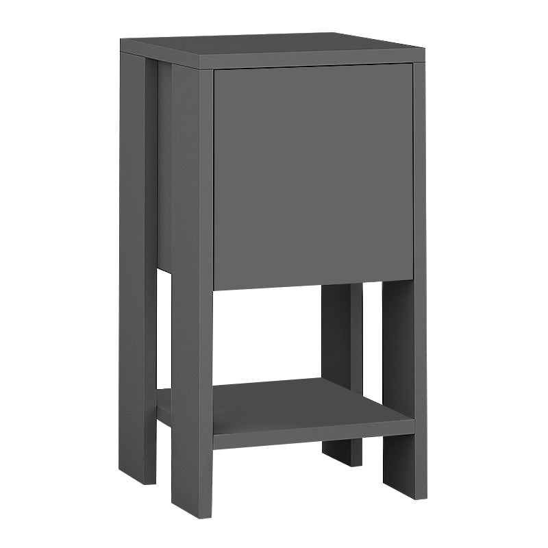 Κομοδίνο Ema  χρώμα ανθρακί 30x30x55εκ.