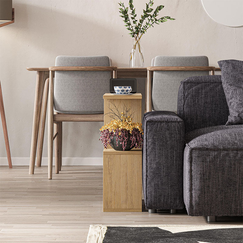 Τραπεζάκι βοηθητικό Homemania  χρώμα sapphire oak 60x20x60εκ. - Pakobazaar
