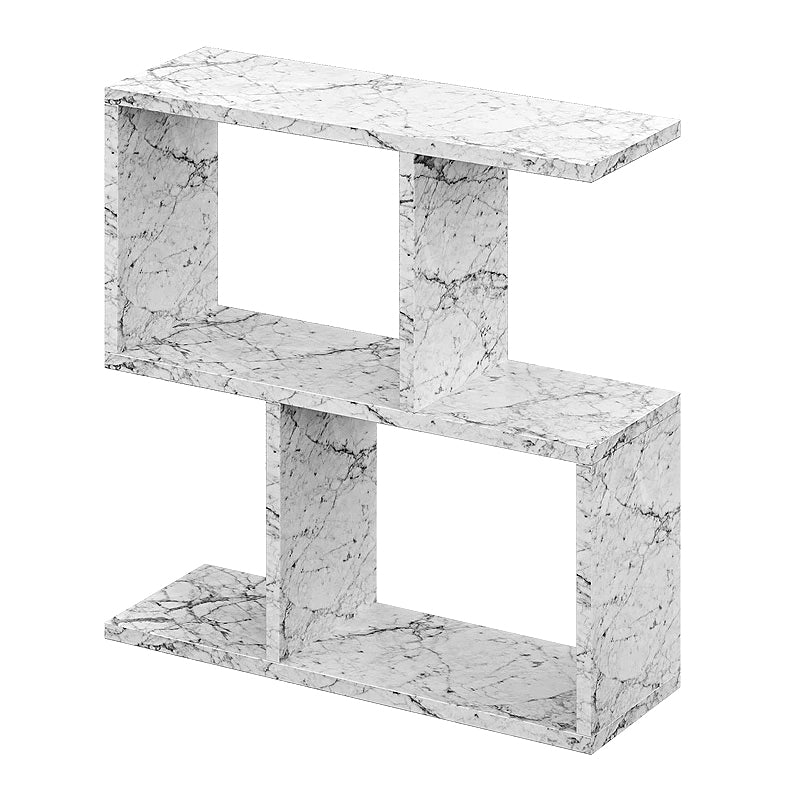 Τραπεζάκι βοηθητικό Homemania  χρώμα λευκό εφέ μαρμάρου 60x20x60εκ.