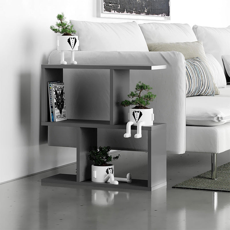 Τραπεζάκι βοηθητικό Homemania  χρώμα ανθρακί 60x20x60εκ.