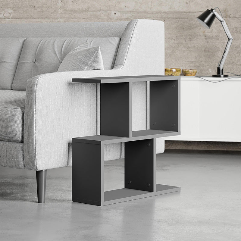 Τραπεζάκι βοηθητικό Homemania  χρώμα ανθρακί 60x20x60εκ.