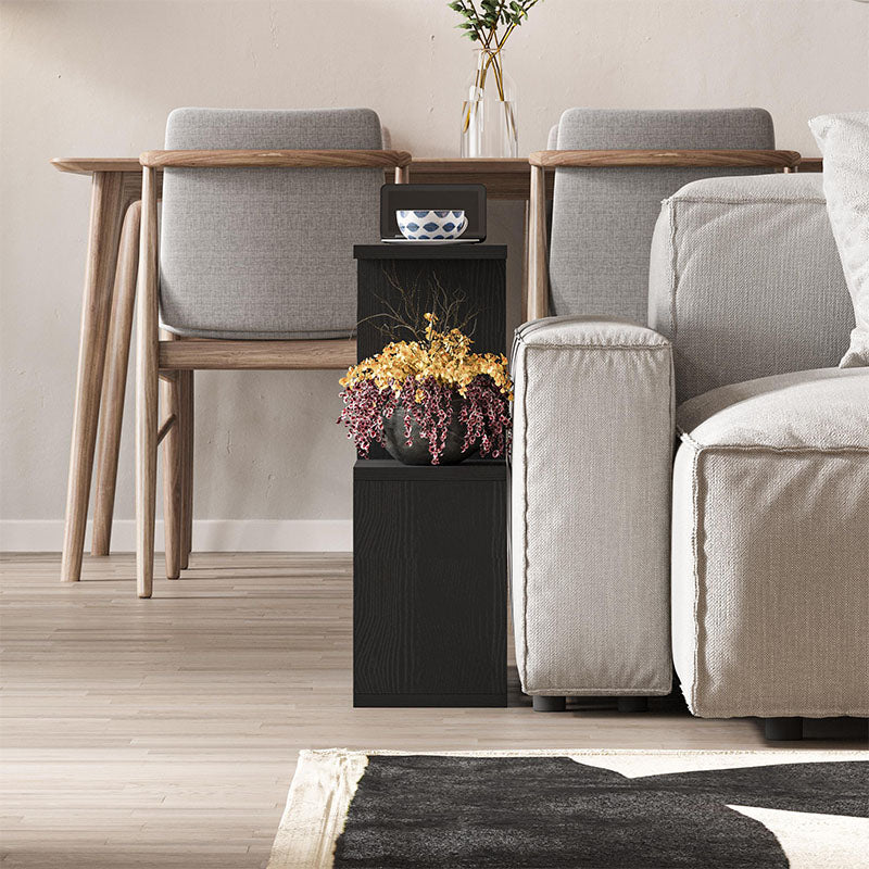 Τραπεζάκι βοηθητικό Homemania  χρώμα μαύρο 60x20x60εκ. - Pakobazaar