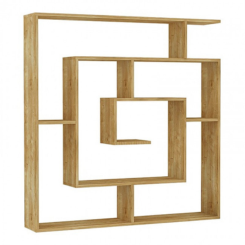 Βιβλιοθήκη Labirent  χρώμα sapphire oak 125x22x129εκ.