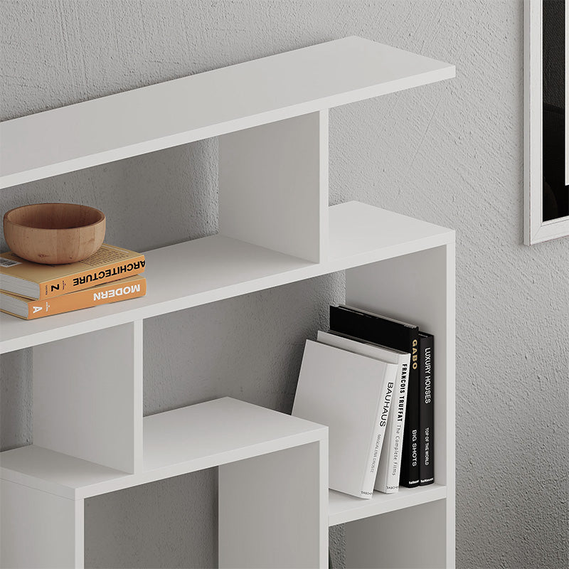 Βιβλιοθήκη Labirent  χρώμα λευκό 125x22x129εκ.