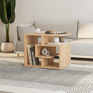 Τραπεζάκι βοηθητικό Labirent  χρώμα sapphire oak 54x40x45εκ.