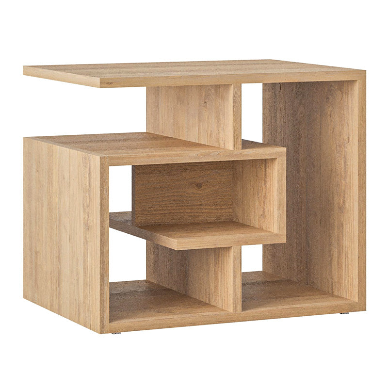 Τραπεζάκι βοηθητικό Labirent  χρώμα sapphire oak 54x40x45εκ.