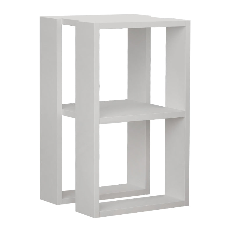 Κομοδίνο - Τραπεζάκι βοηθητικό Lonie  χρώμα λευκό 34x30x55εκ.