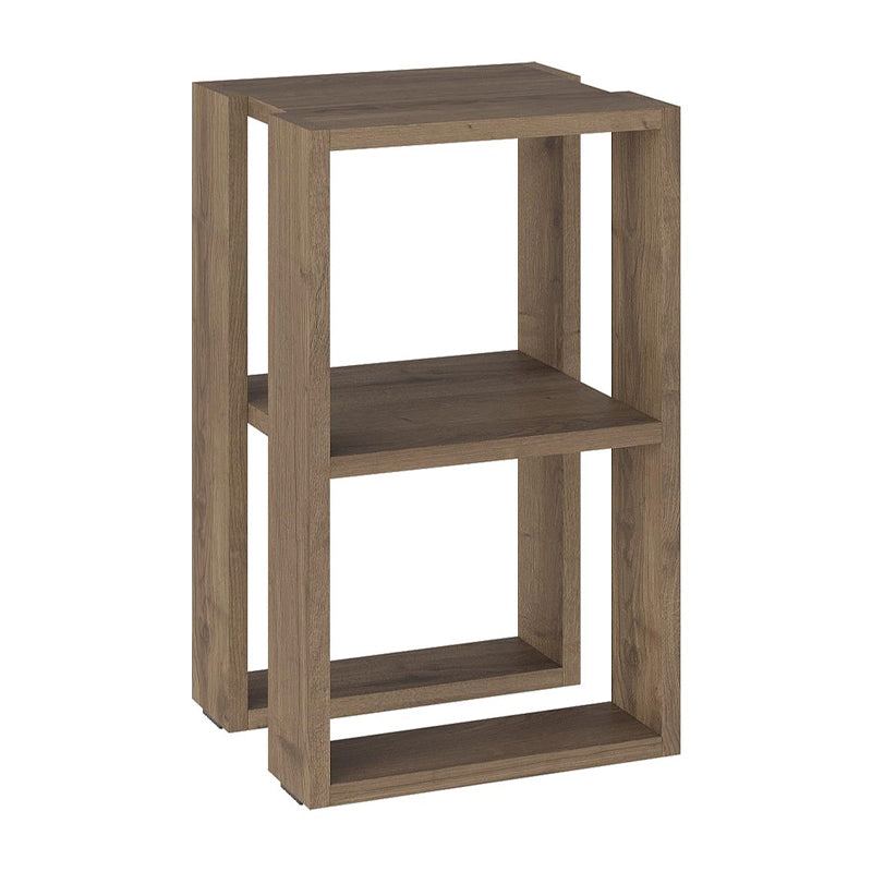 Κομοδίνο - Τραπεζάκι βοηθητικό Lonie  χρώμα ανοιχτό καρυδί 34x30x55εκ. - Pakobazaar